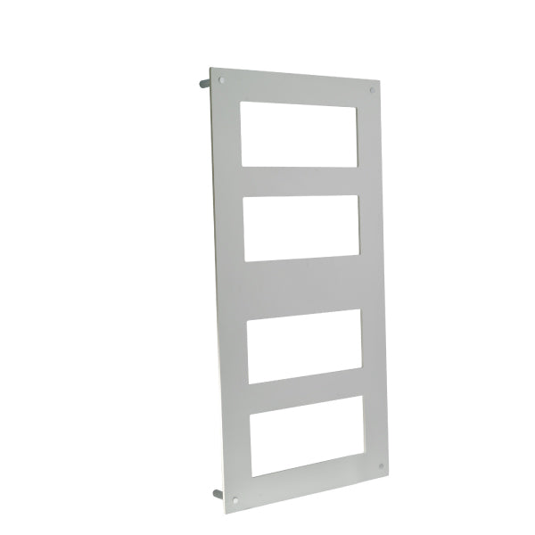 SCALETTA 3 PORTA SALVIETTE A PARETE IN FENIX BIANCO Made in Italy