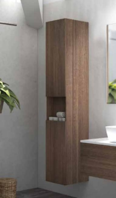 COLONNA CONTENITORE ST31 SOSPESA 40X35X170 1 ANTA E VANO A GIORNO