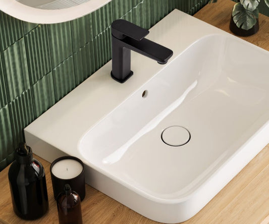 MISCELATORE LAVABO CLASSE E500 MATT BLACK FRAMO MADE IN ITALY