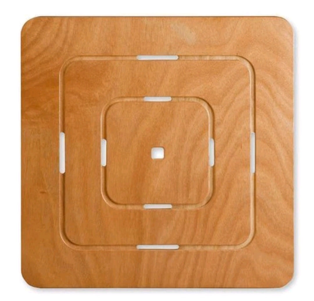 PEDANA DOCCIA IN LEGNO MULTISTRATO MARINO QUADRATA CM.50X50