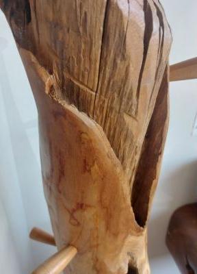 APPENDIABITI, PORTACCAPPATOIO, PORTASALVIETTE IN LEGNO MASSELLO LAVORATO A MANO