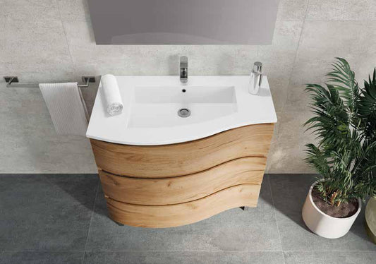 ARREDO BAGNO ECOCIRCLE92T CM 92 FINITURA LEGNO K003 LEGNO K005 K001 K009