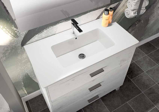 ARREDO BAGNO ECOSLIM 91T FINITURA LEGNO BIANCO VENATO K001 O LEGNO K003 K005 K009