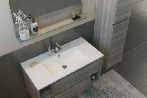 ARREDO BAGNO MOBILE CITY 04 cm.90 +30 COLONNA FINITURA EUCALIPTO GRIGIO