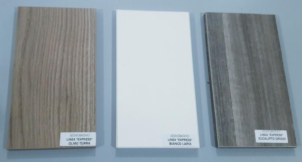 ARREDO BAGNO MOBILE CITY 04 cm.90 +30 COLONNA FINITURA EUCALIPTO GRIGIO