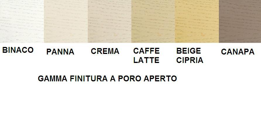 ARREDO BAGNO MOBILE COUNTRY CHIC R211 cm.131 FINITURA A PORO APERTO A SCELTA