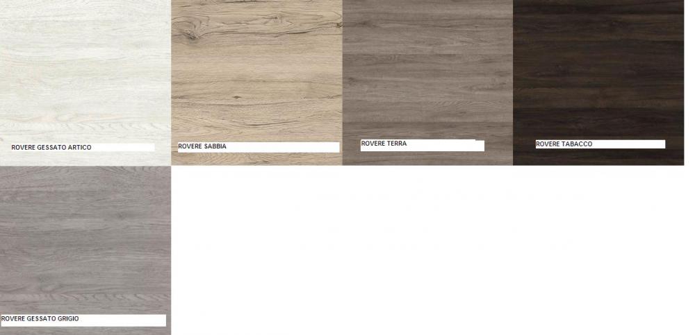 ARREDO BAGNO MOBILE FREEDOM FL27 cm 140 ROVERE TERRA E ROVERE GESSATO ARTICO