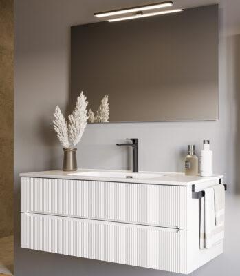 ARREDO BAGNO MOBILE VERSO 05 cm 120 FINITURA BIANCO NEVE
