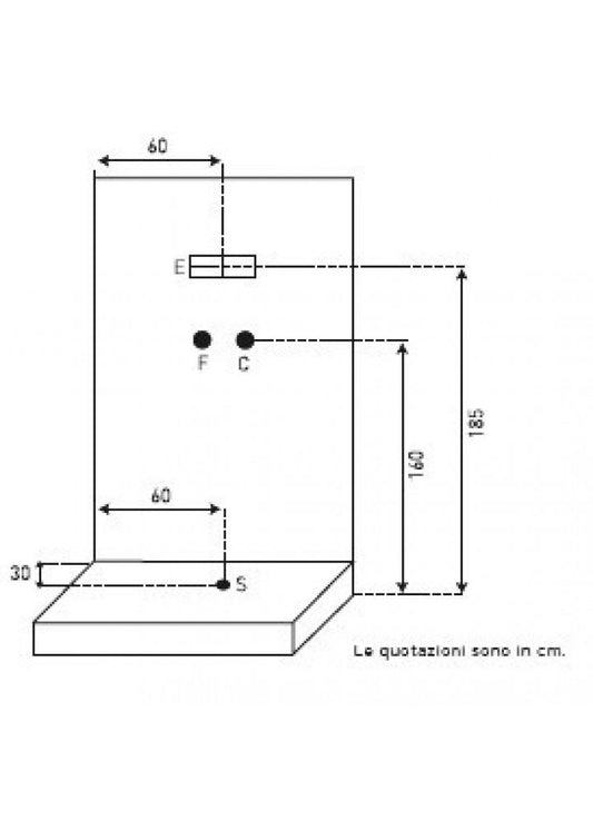 BOX DOCCIA CABINATO IDROMASSAGGIO RETTANGOLARE 120x80 FANTASY MADE IN ITALY