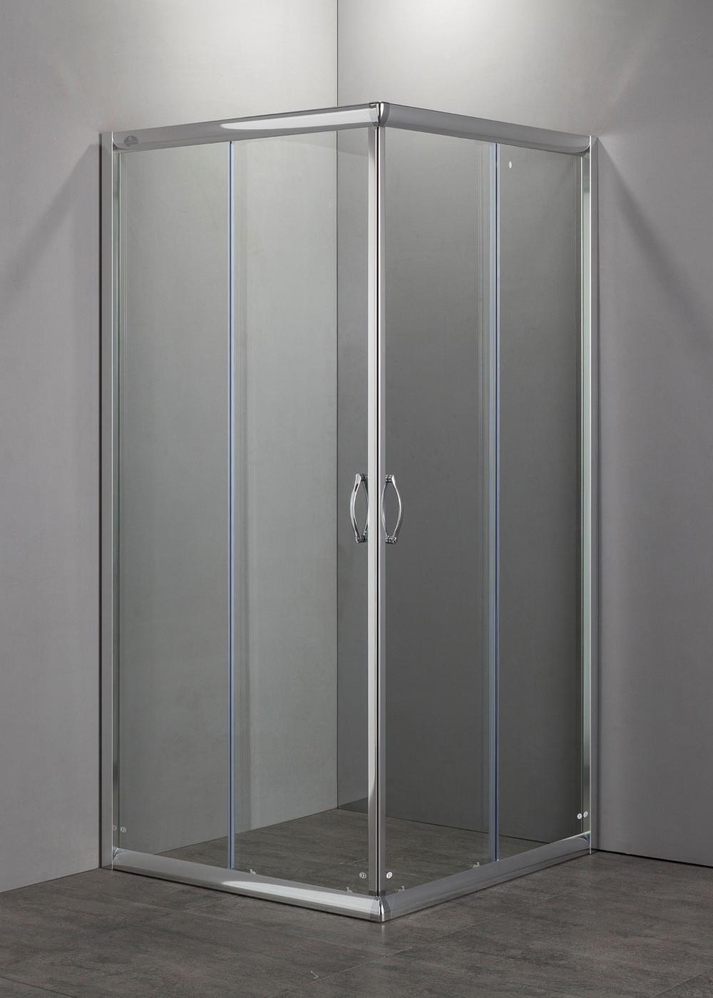 BOX DOCCIA QUADRATO NOLAN 90X90 CROMO LUCIDO CRISTALLO SP 6MM