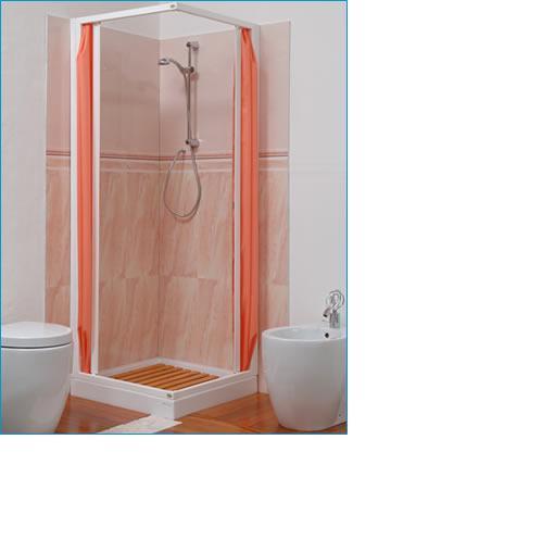 BOX DOCCIA RETTANGOLARE 70X90 DOPPIA PORTA ALLUMINIO BIANCO LAVABILE APERTURA TOTALE