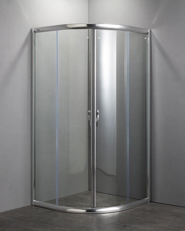 BOX DOCCIA SEMICIRCOLARE NOLAN 90X90 CROMO CRISTALLO SP 6MM