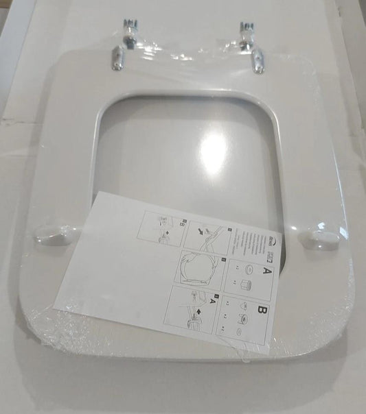 COPRIWATER PER SERIE CONCA IDEAL STANDARD BIANCO CERNIERE CROMATE