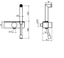 KIT DOCCIA GETTO LAMINARE PER TRATTAMENTO KNEIPP