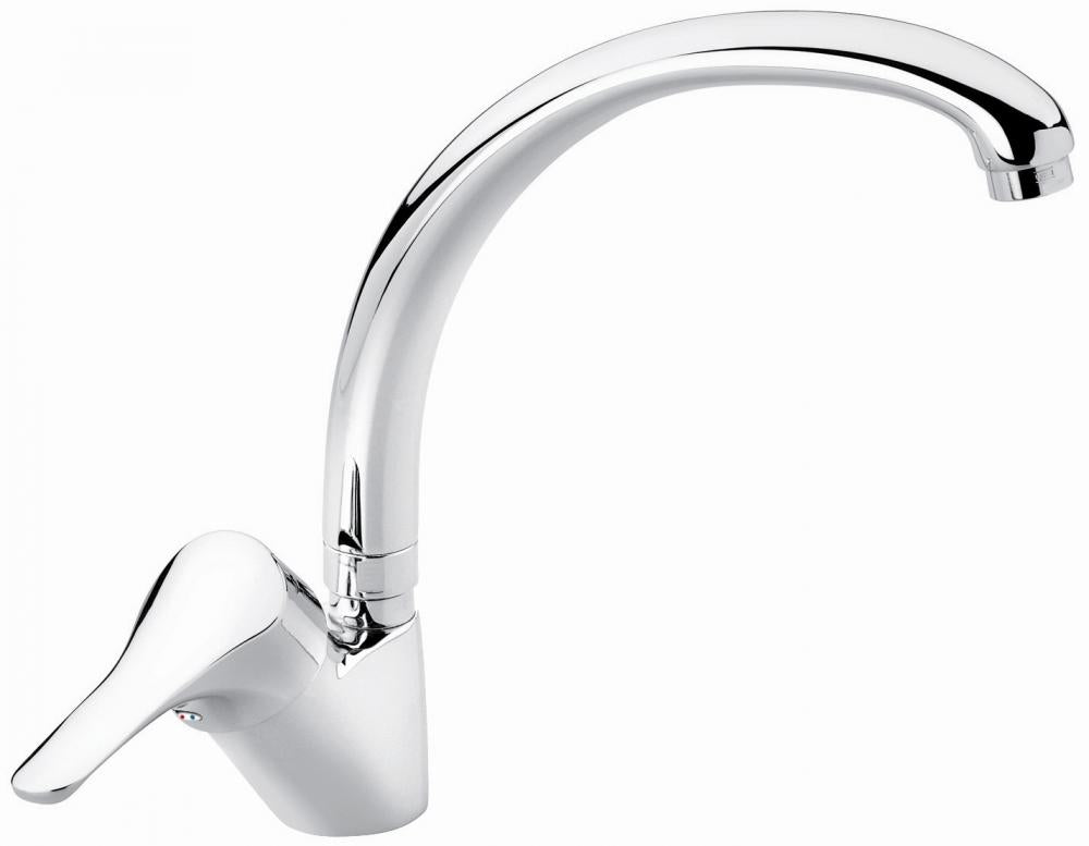 MISCELATORE LAVELLO CUCINA CANNA ALTA ZEUS MADE IN ITALY