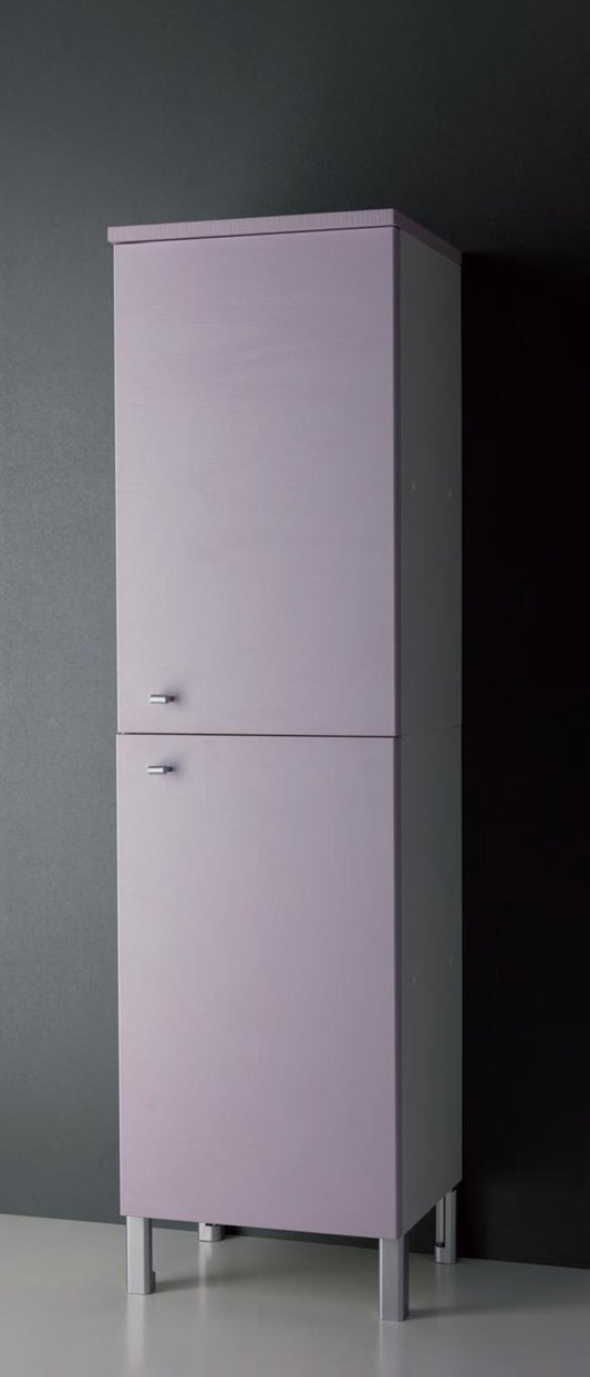 MOBILE LAVANDERIA MULTIUSO BIANCO-LILLA CM.43,5X35,5X153,5 2 ANTE