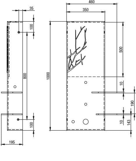 PANNELLO DOCCIA SURF BIANCO IDROMASSAGGIO-TERMOSTATICO