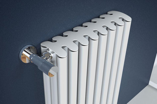 RADIATORE D'ARREDO BAMBOOO ALLUMINIO BIANCO SABLE DA 4 ELEMENTI INT.180