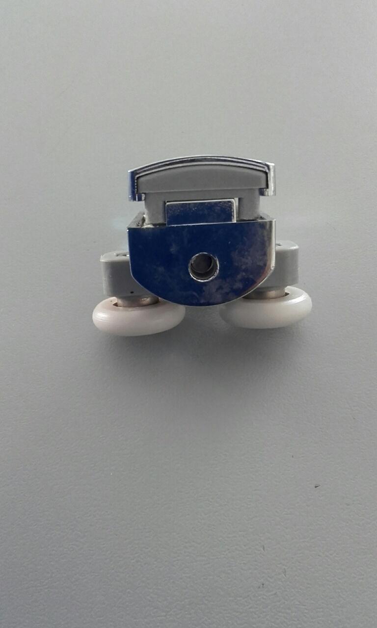 RICAMBIO CARRELLO RUOTE SUPERIORE CUSCINETTI BOX DOCCIA ANTE DINO PER VETRO 4MM