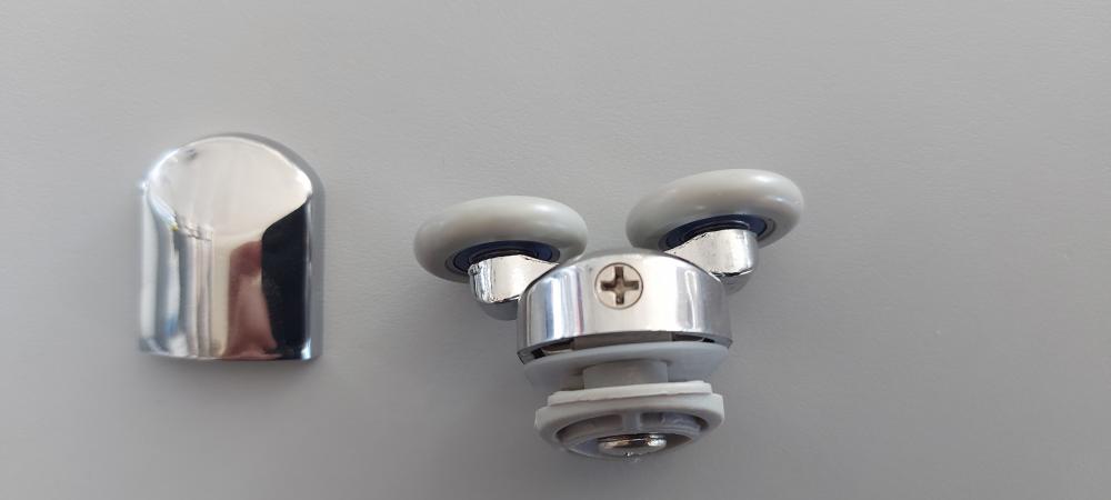 RICAMBIO CARRELLO SUPERIORE RUOTE CUSCINETTI BOX DOCCIA ANTE K2 COLACRIL PER VETRO 6MM