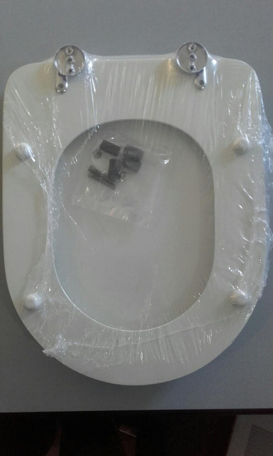 SEDILE COPRIWATER PER SERIE ESEDRA IDEAL STANDARD BIANCO CERNIERE CROMATE