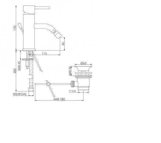 SET COMPLETO MISCELATORE LAVABO BIDET JOY CROMO MADE IN ITALY