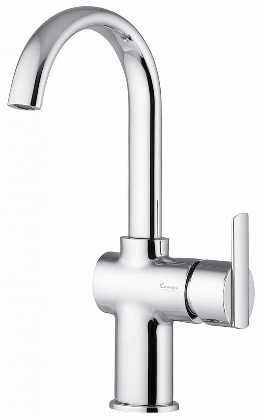 SET COMPLETO MISCELATORI LAVABO E BIDET ELLY CURVO CROMATO MADE IN ITALY