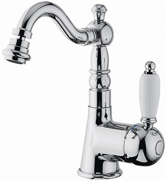 SET COMPLETO MISCELATORI LAVABO E BIDET LAGUNA OLD CROMATO MADE IN ITALY