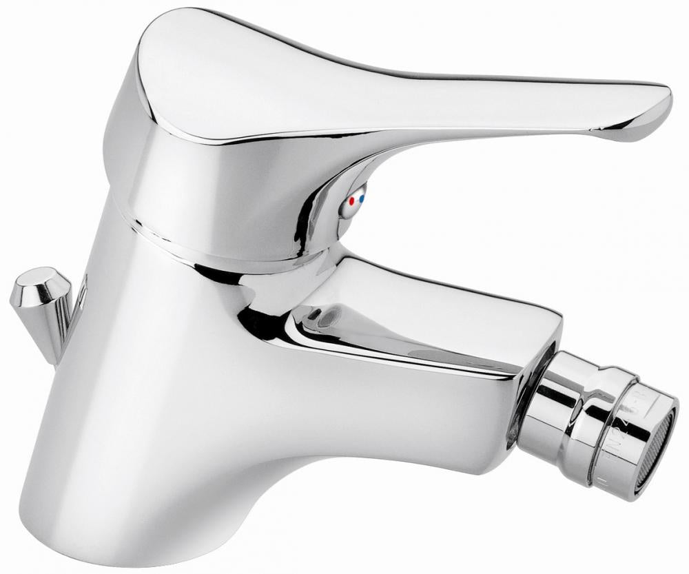 SET COMPLETO MISCELATORI LAVABO E BIDET ZEUS CROMATO MADE IN ITALY