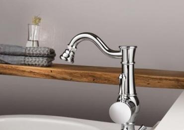 SET COMPLETO MISCELATORI OLD STYLE BETTY CROMO LAVABO E BIDET MADE IN ITALY