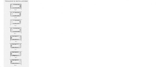 VASCA NORI 105X70 A SEDILE CON TELAIO PANNELLO FRONTALE E LATERALE