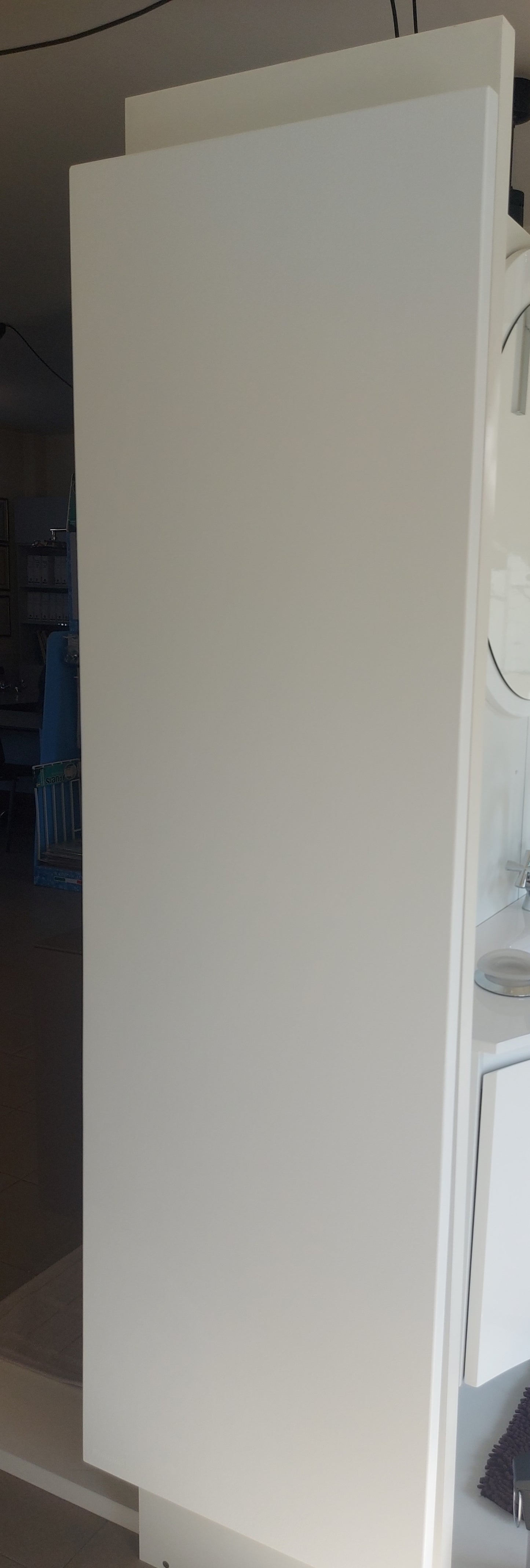 RADIATORE D'ARREDO PERFETTO 180X55 IN MARMO BIANCO
