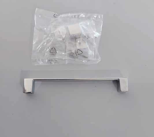 MANIGLIA CROMATA SPEEDY INTERASSE VITI MM160 PER BOX DOCCIA IN CRISTALLO SP.6MM