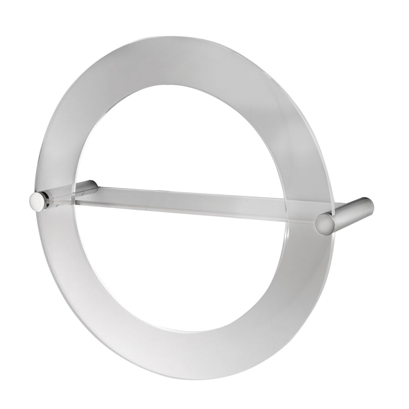 ANELLO PORTA SALVIETTE CON MENSOLA IN PLEXIGLASS Made in Italy