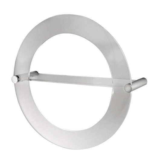 ANELLO PORTA SALVIETTE CON MENSOLA IN PLEXIGLASS Made in Italy
