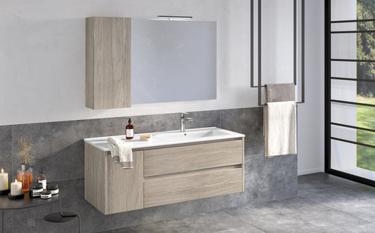 ARREDO BAGNO MOBILE ECOSLIM 121B DXUP cm 120 FINITURA ESSENZA K005