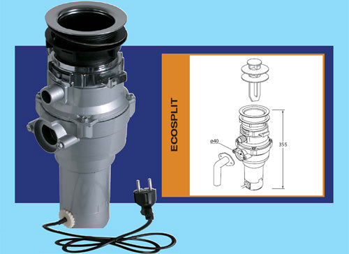 TRITURATORE SOTTOLAVELLO ECOSPLIT DISSIPATORE DI RIFIUTI ALIMENTARI