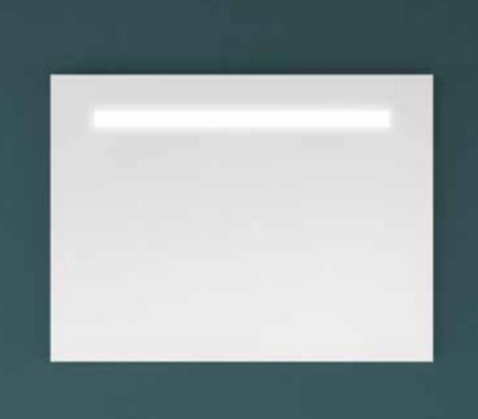 SPECCHIO MIS11 100X60 RETROILLUMINATO A LED FASCIA SABBIATA IN ALTO