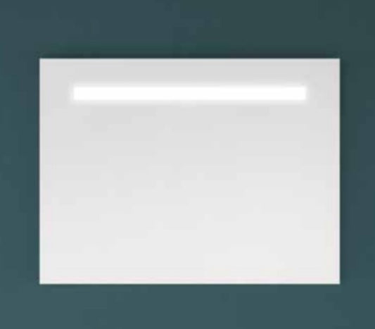 SPECCHIO MIS11 100X60 RETROILLUMINATO A LED FASCIA SABBIATA IN ALTO