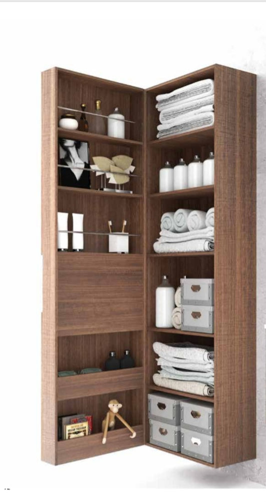 COLONNA CONTENITORE ST31 SOSPESA 40X35X170 1 ANTA E VANO A GIORNO