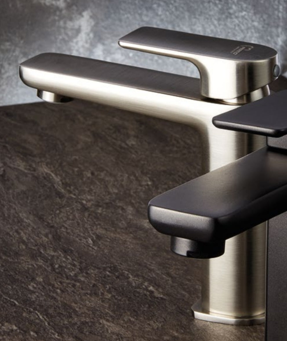 MISCELATORE LAVABO CLASSE E500 BRUSHED NICKEL FRAMO MADE IN ITALY