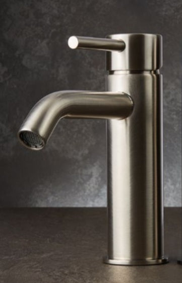 MISCELATORE LAVABO CLASSE E410 BRUSHED NICKEL FRAMO MADE IN ITALY