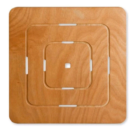 PEDANA DOCCIA IN LEGNO MULTISTRATO MARINO QUADRATA CM.50X50