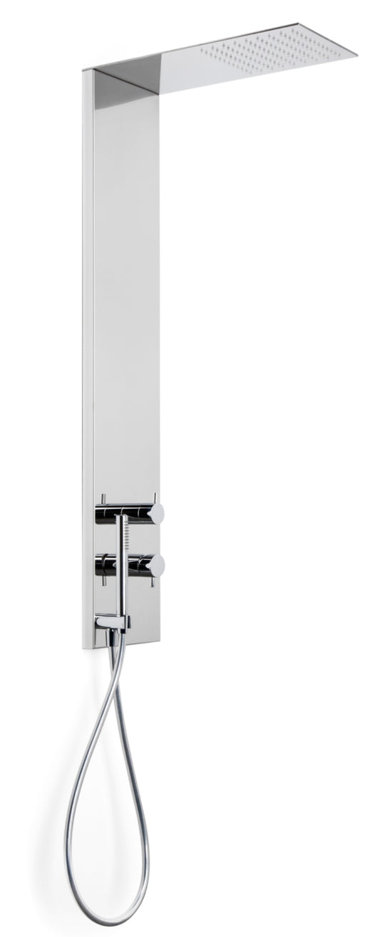 PANNELLO DOCCIA DAY DREAM 5011  INOX LUCIDO MISCELATORE 2 VIE ALTA QUALITA' MADE IN ITALY
