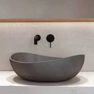 LAVABO DA APPOGGIO CM.57X37X20 ERIS CEMENT