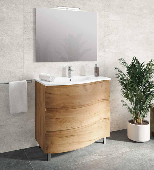 ARREDO BAGNO ECOCIRCLE92T CM 92 FINITURA LEGNO K003 LEGNO K005 K001 K009