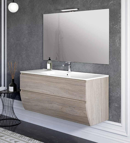 ARREDO BAGNO ECOFLY 121 FINITURA LEGNO K005 LEGNO K003 K001 K009