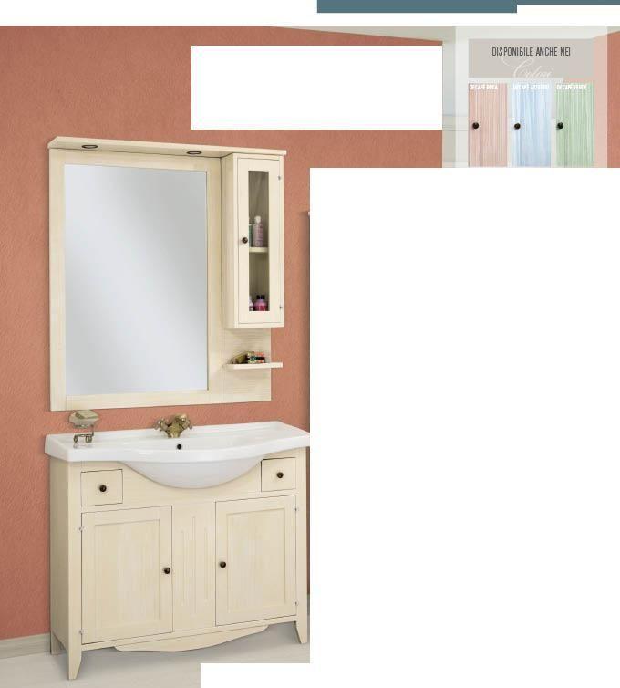 ARREDO BAGNO MOBILE CLASSICO DECAPE' AVORIO VENEZIA CM.105X50