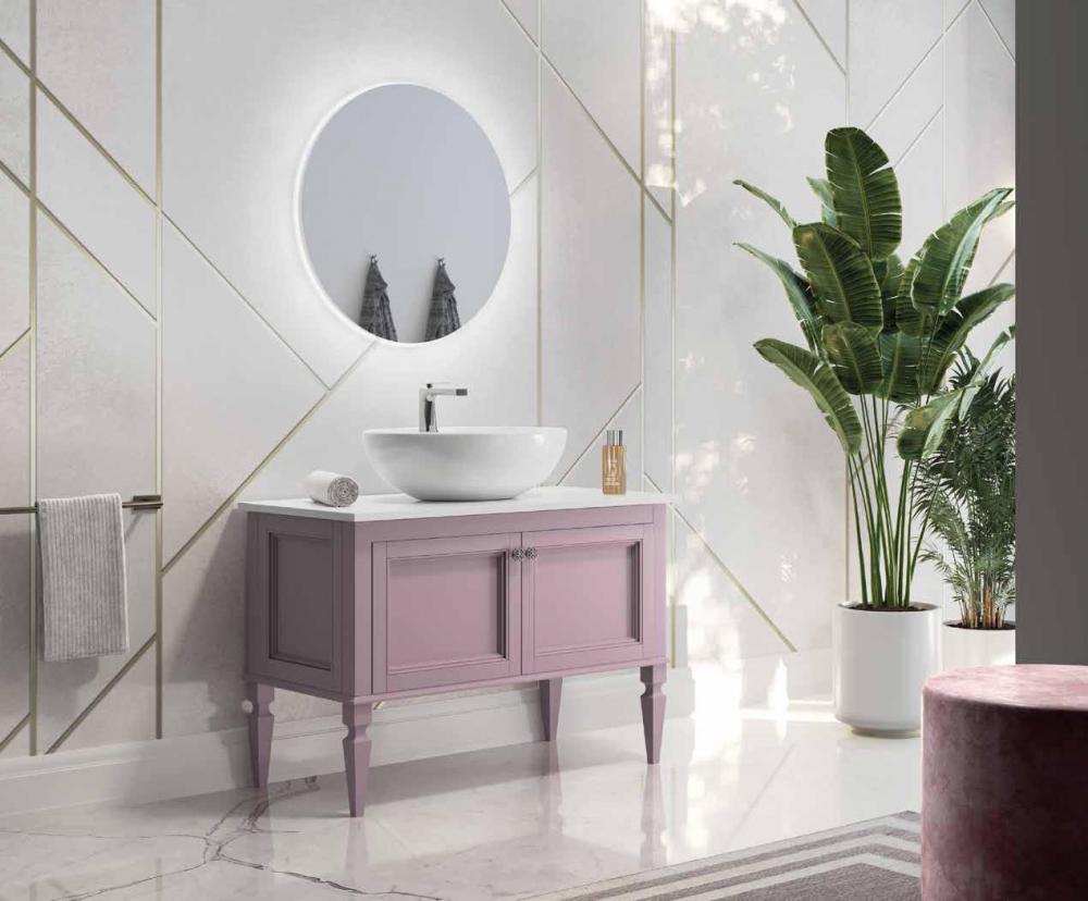 ARREDO BAGNO MOBILE GLAMOUR GL107AP CM 107 LACCATO OPACO RAL4009