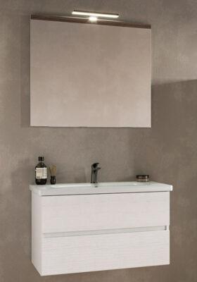 ARREDO BAGNO MOBILE SOFT 03 cm 80 FINITURA BIANCO LARIX